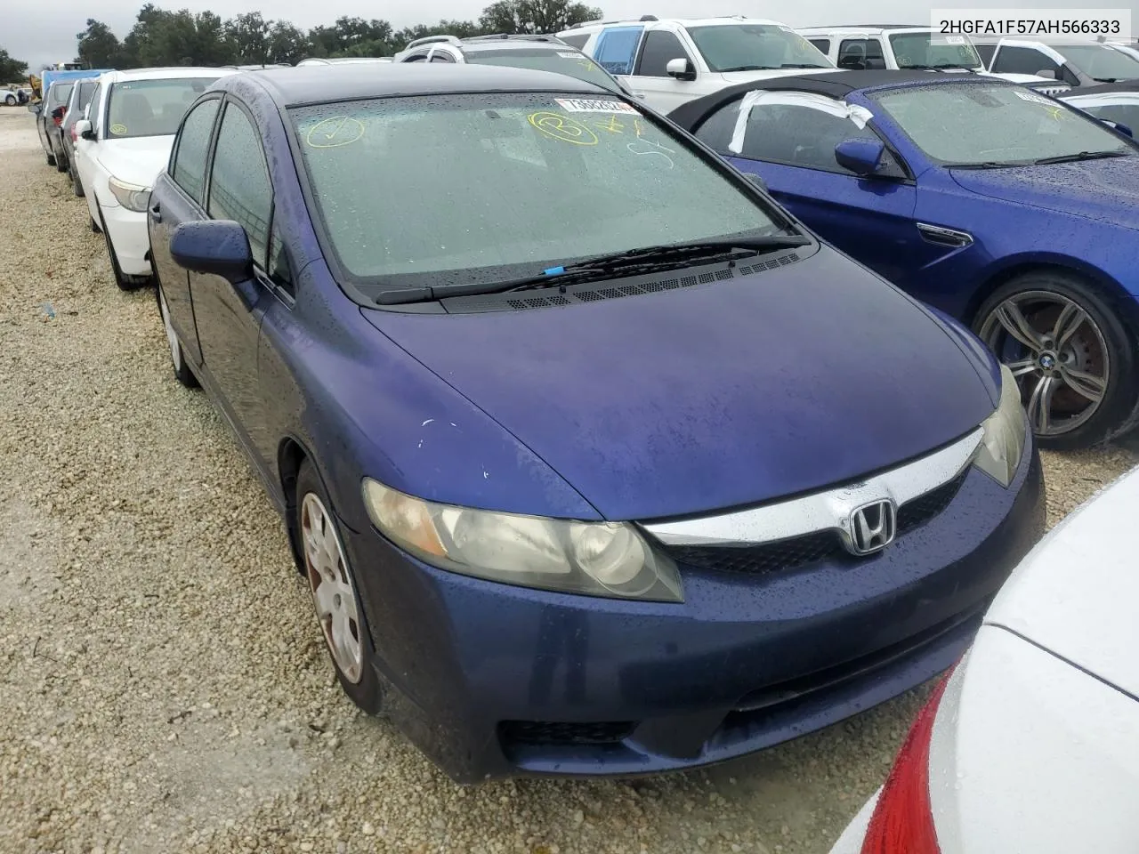 2010 Honda Civic Lx VIN: 2HGFA1F57AH566333 Lot: 73682624