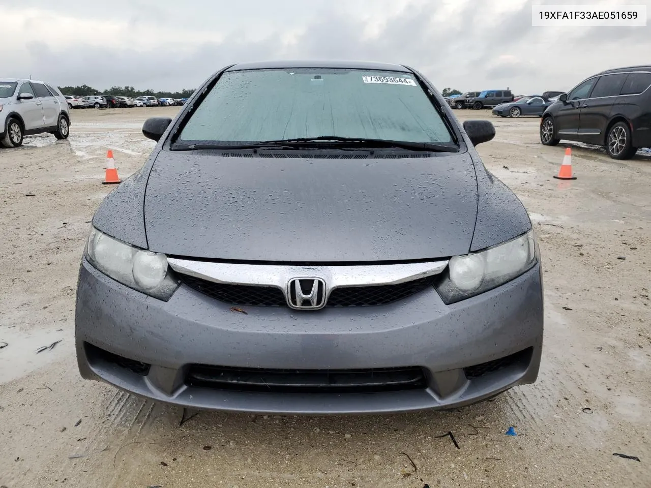 2010 Honda Civic Vp VIN: 19XFA1F33AE051659 Lot: 73693644