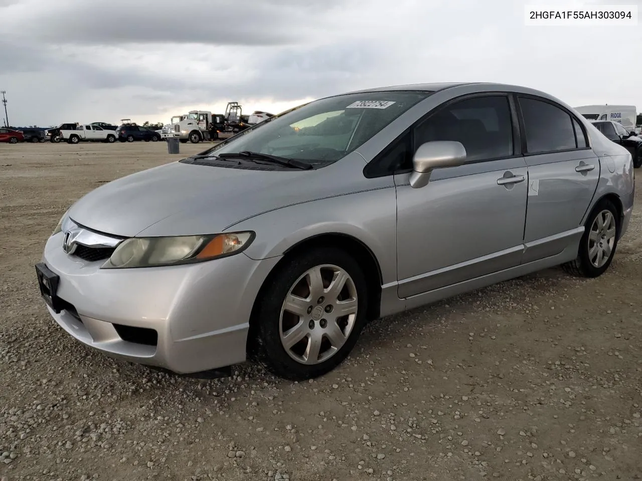 2010 Honda Civic Lx VIN: 2HGFA1F55AH303094 Lot: 73922754