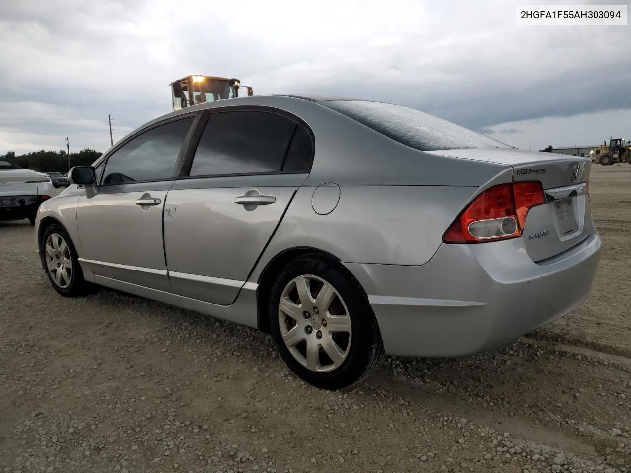 2010 Honda Civic Lx VIN: 2HGFA1F55AH303094 Lot: 73922754