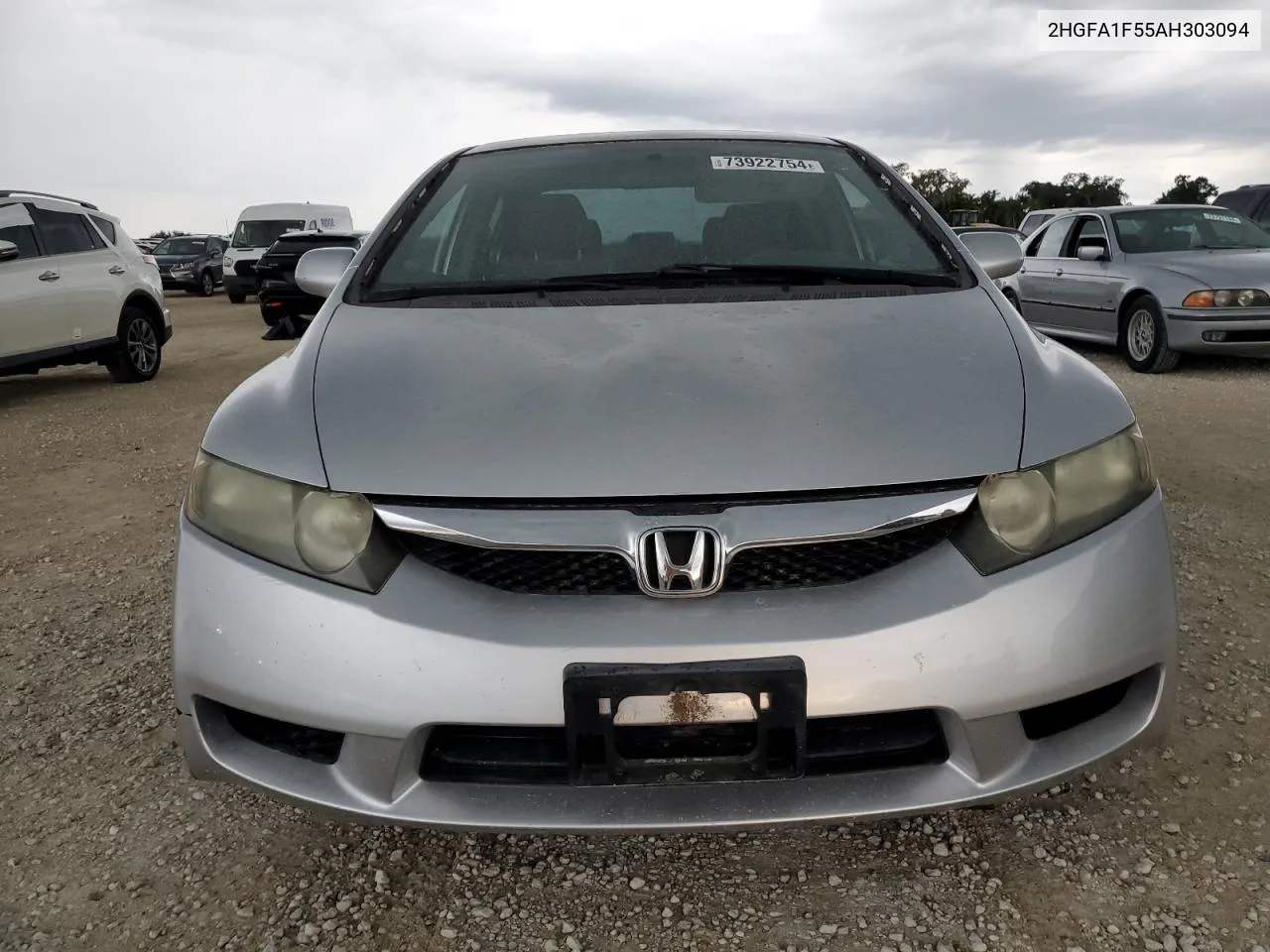 2010 Honda Civic Lx VIN: 2HGFA1F55AH303094 Lot: 73922754