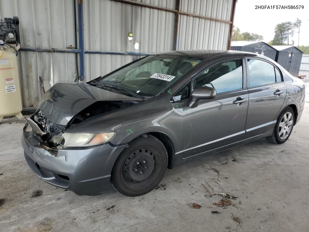 2HGFA1F57AH586579 2010 Honda Civic Lx