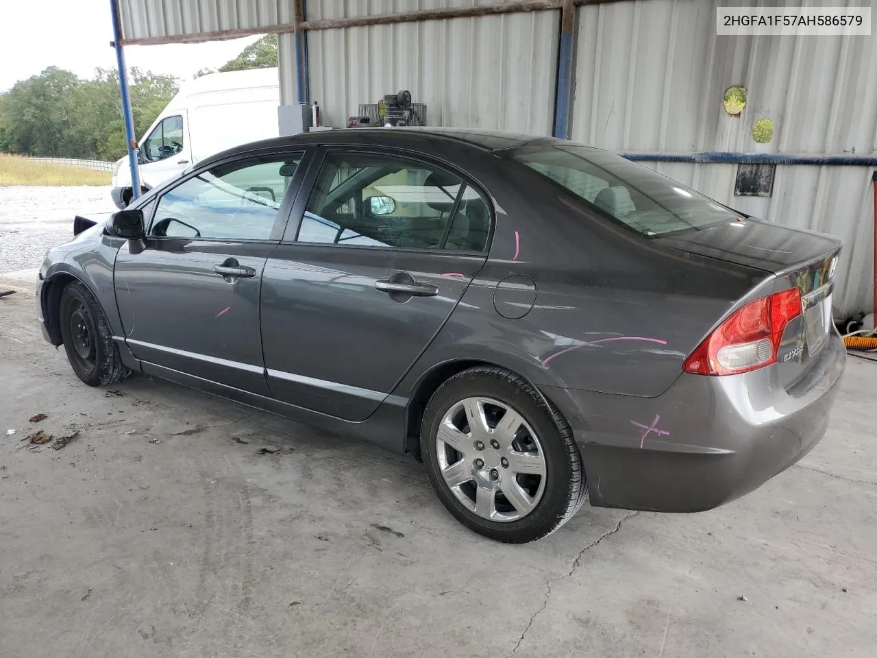 2010 Honda Civic Lx VIN: 2HGFA1F57AH586579 Lot: 73943314