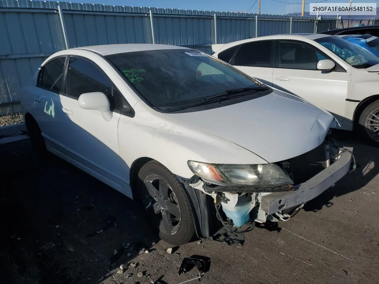 2HGFA1F60AH548152 2010 Honda Civic Lx-S