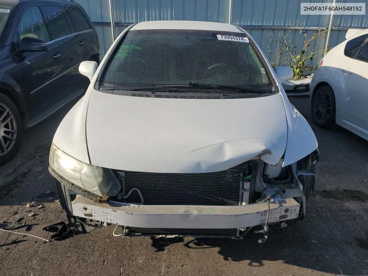 2HGFA1F60AH548152 2010 Honda Civic Lx-S