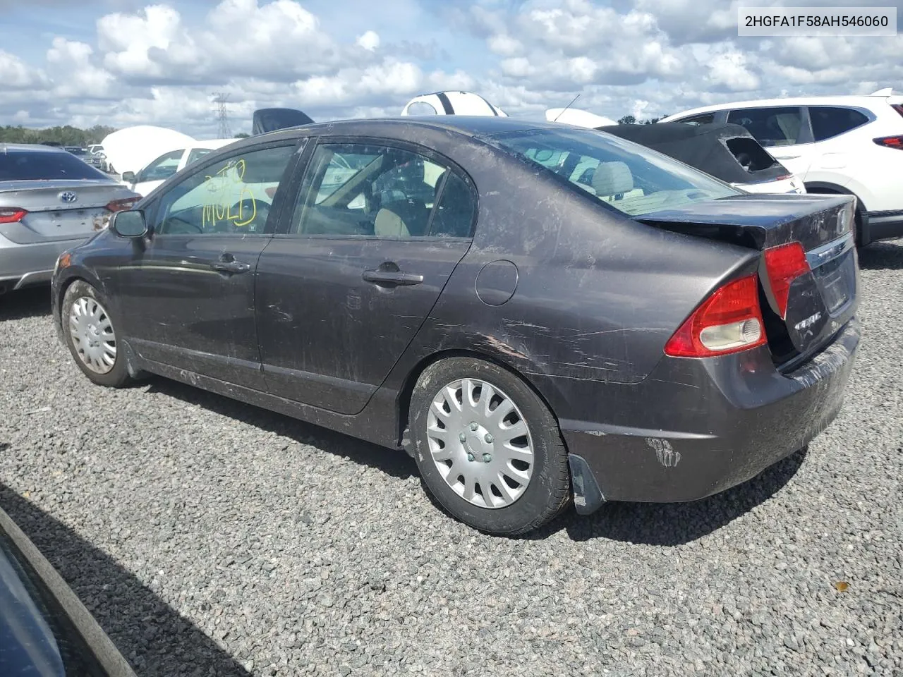 2010 Honda Civic Lx VIN: 2HGFA1F58AH546060 Lot: 74112574