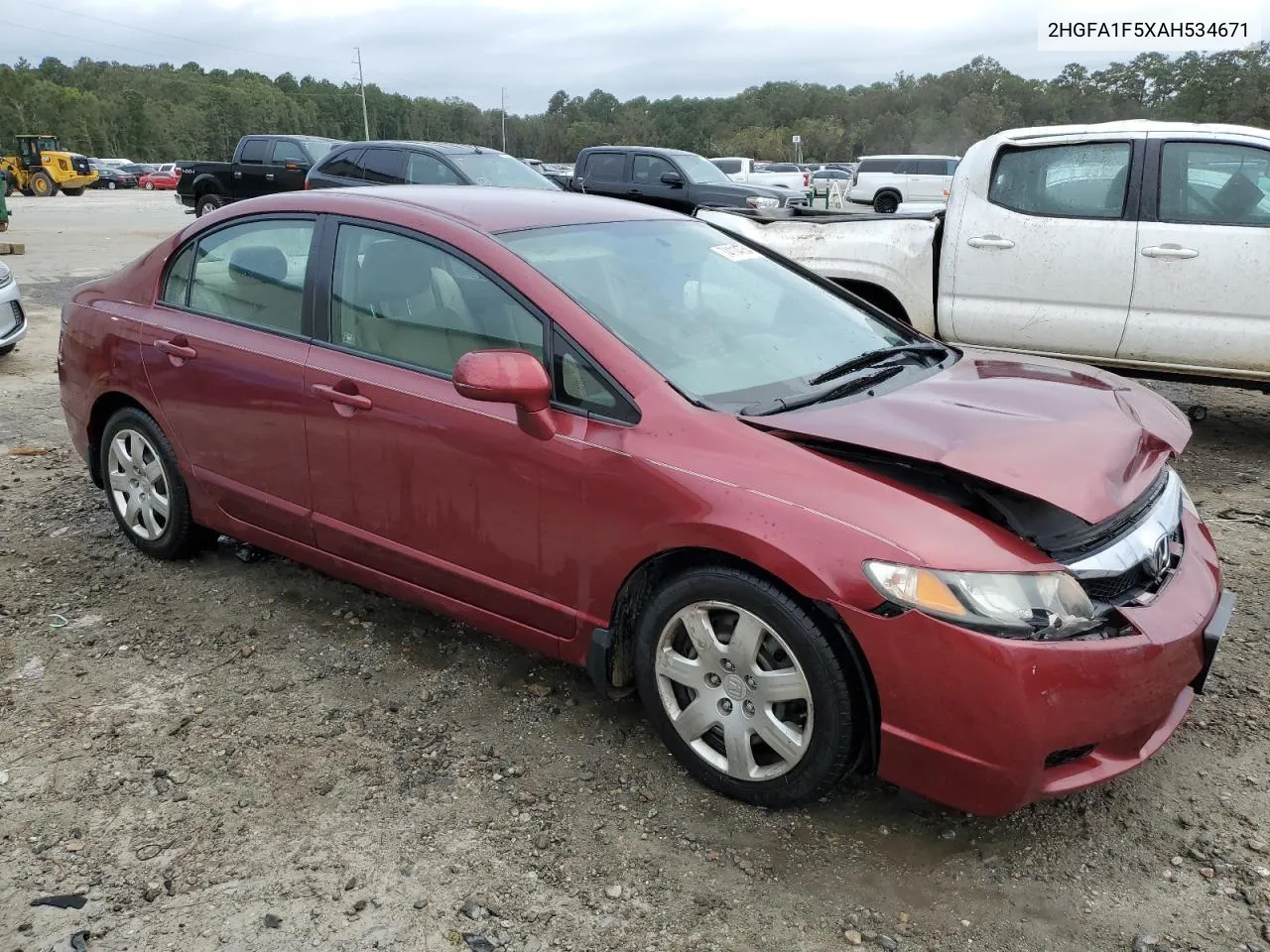 2010 Honda Civic Lx VIN: 2HGFA1F5XAH534671 Lot: 74114754