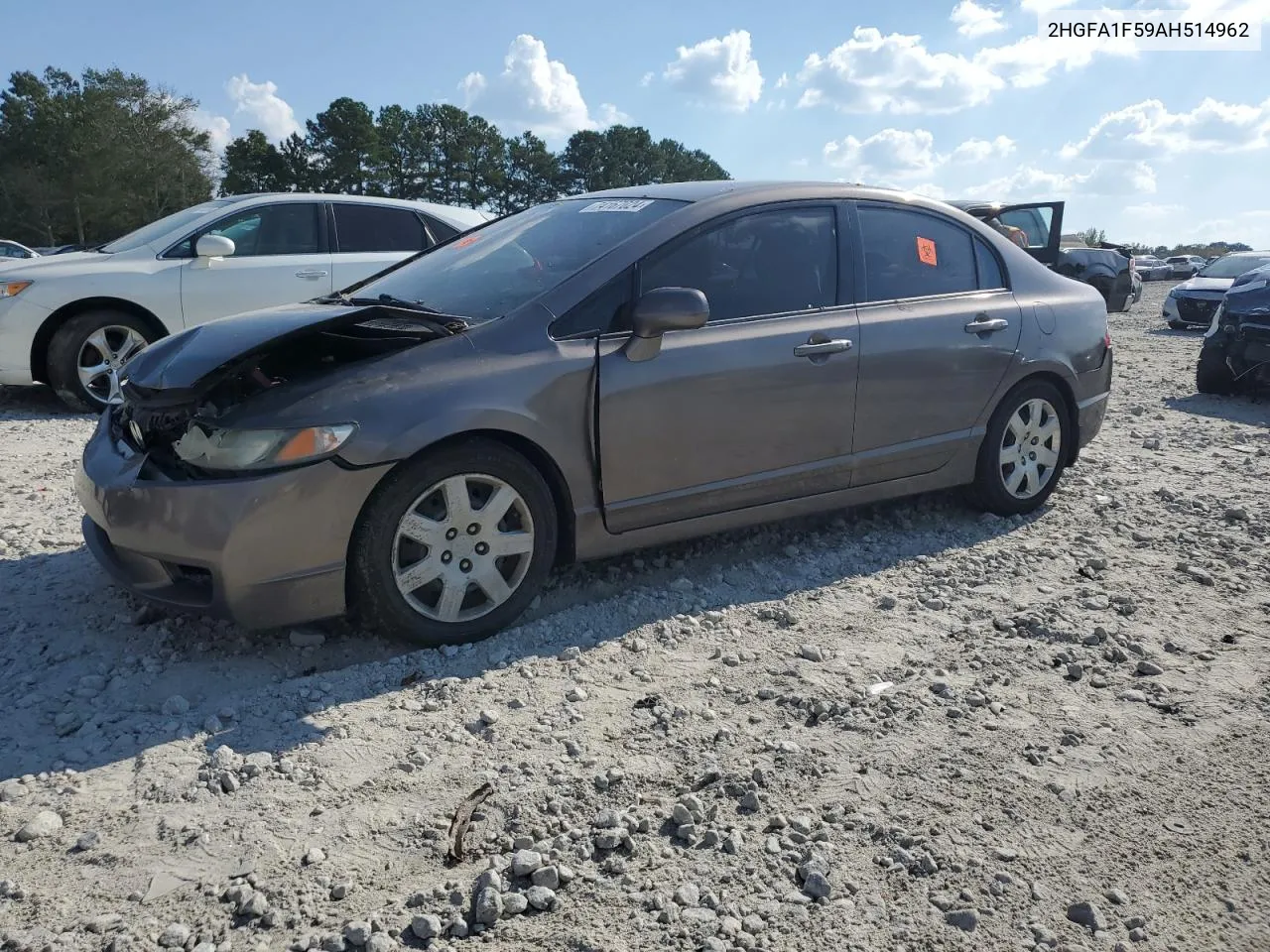 2010 Honda Civic Lx VIN: 2HGFA1F59AH514962 Lot: 74167024