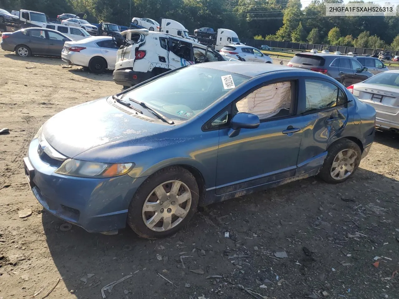 2HGFA1F5XAH526313 2010 Honda Civic Lx