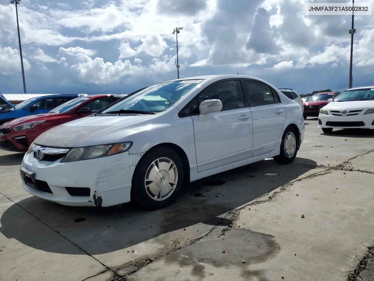 2010 Honda Civic Hybrid VIN: JHMFA3F21AS002832 Lot: 74301784