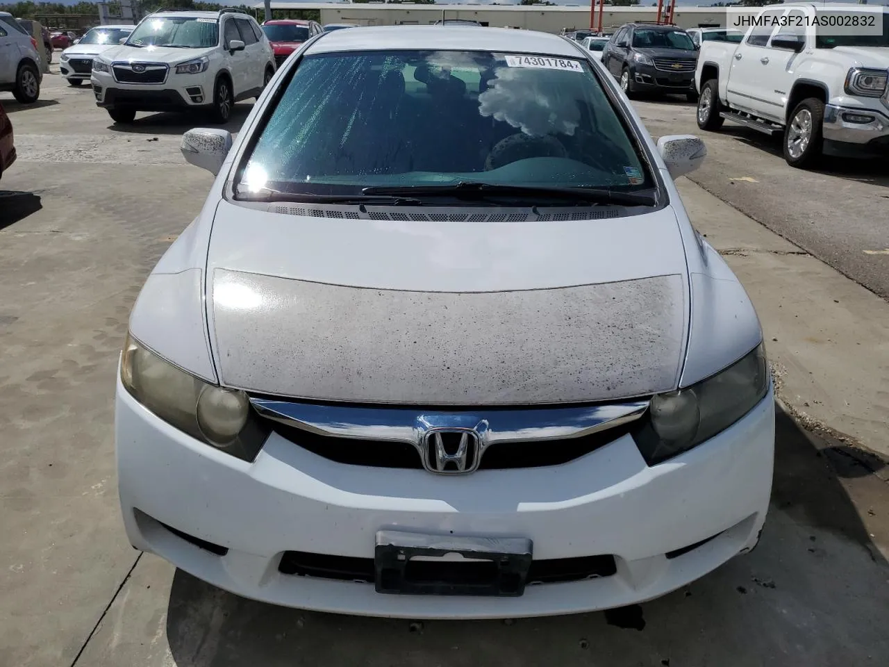 2010 Honda Civic Hybrid VIN: JHMFA3F21AS002832 Lot: 74301784