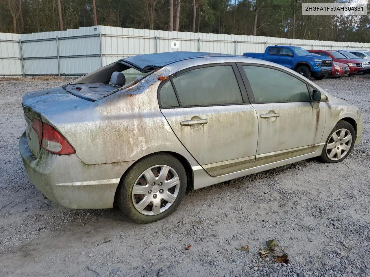 2HGFA1F59AH304331 2010 Honda Civic Lx