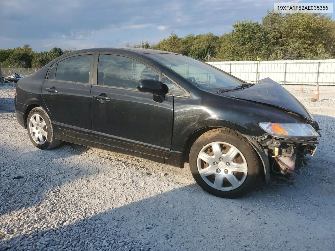 2010 Honda Civic Lx VIN: 19XFA1F52AE035356 Lot: 74712404