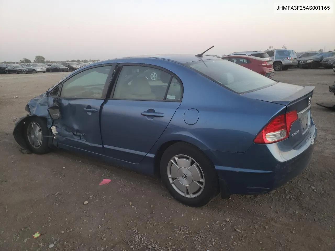 2010 Honda Civic Hybrid VIN: JHMFA3F25AS001165 Lot: 74738944