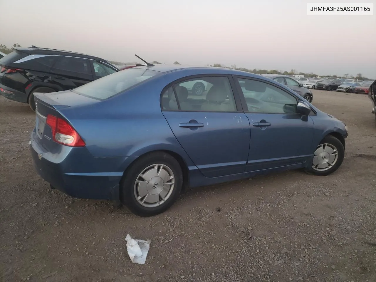 2010 Honda Civic Hybrid VIN: JHMFA3F25AS001165 Lot: 74738944