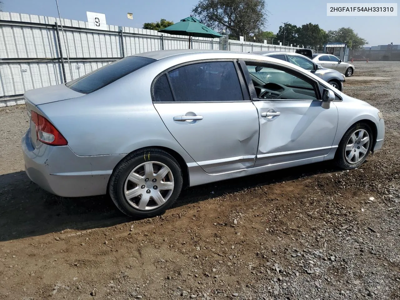 2010 Honda Civic Lx VIN: 2HGFA1F54AH331310 Lot: 74748504