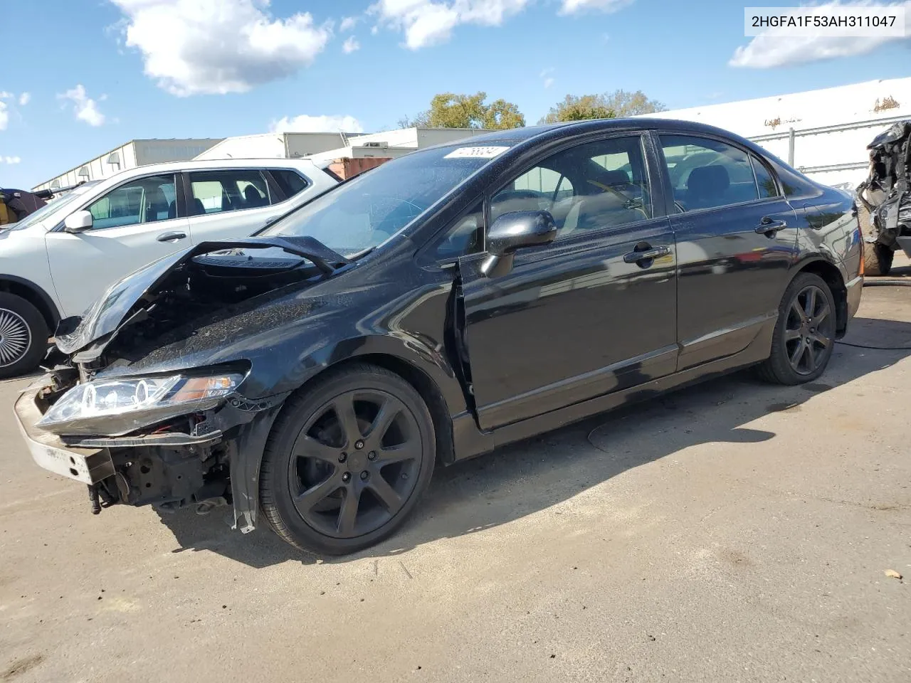 2010 Honda Civic Lx VIN: 2HGFA1F53AH311047 Lot: 74768034