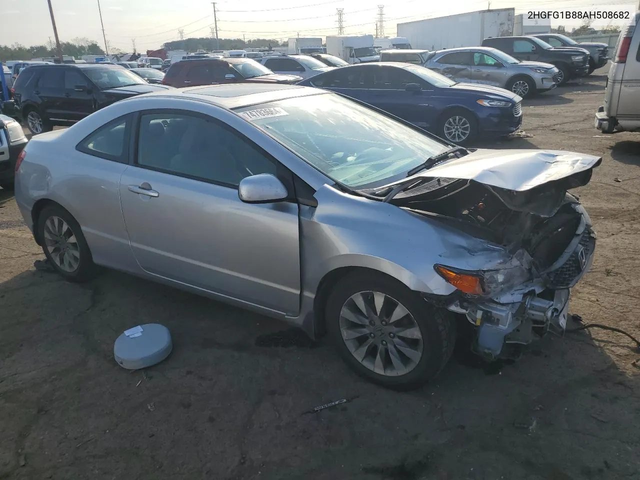 2010 Honda Civic Ex VIN: 2HGFG1B88AH508682 Lot: 74783664