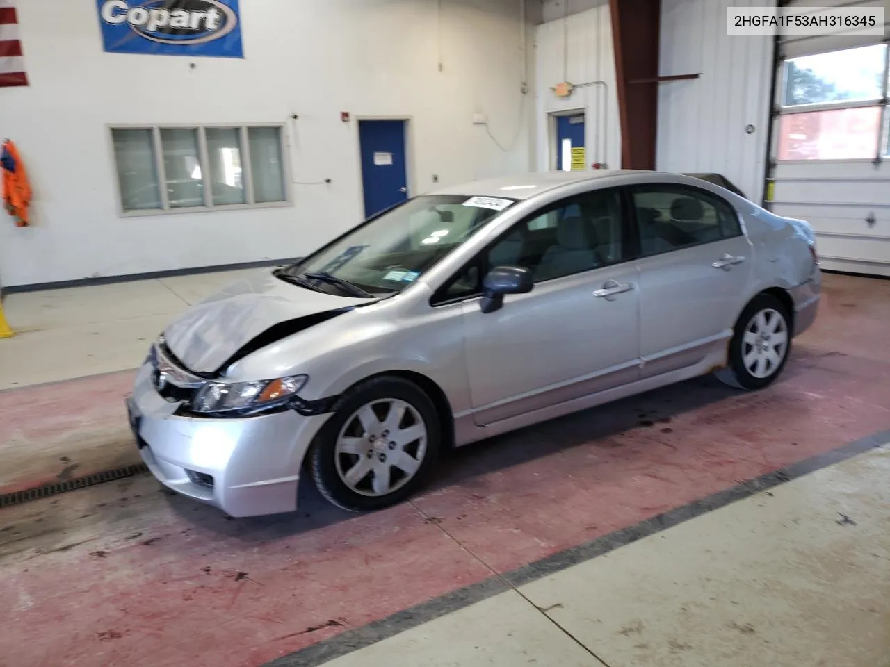 2010 Honda Civic Lx VIN: 2HGFA1F53AH316345 Lot: 74933434