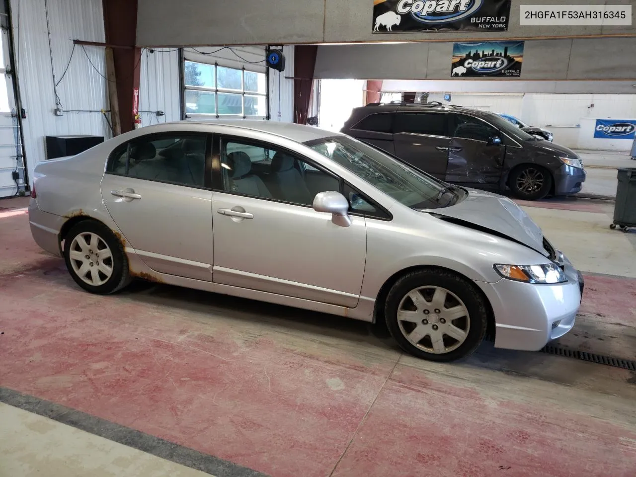 2010 Honda Civic Lx VIN: 2HGFA1F53AH316345 Lot: 74933434