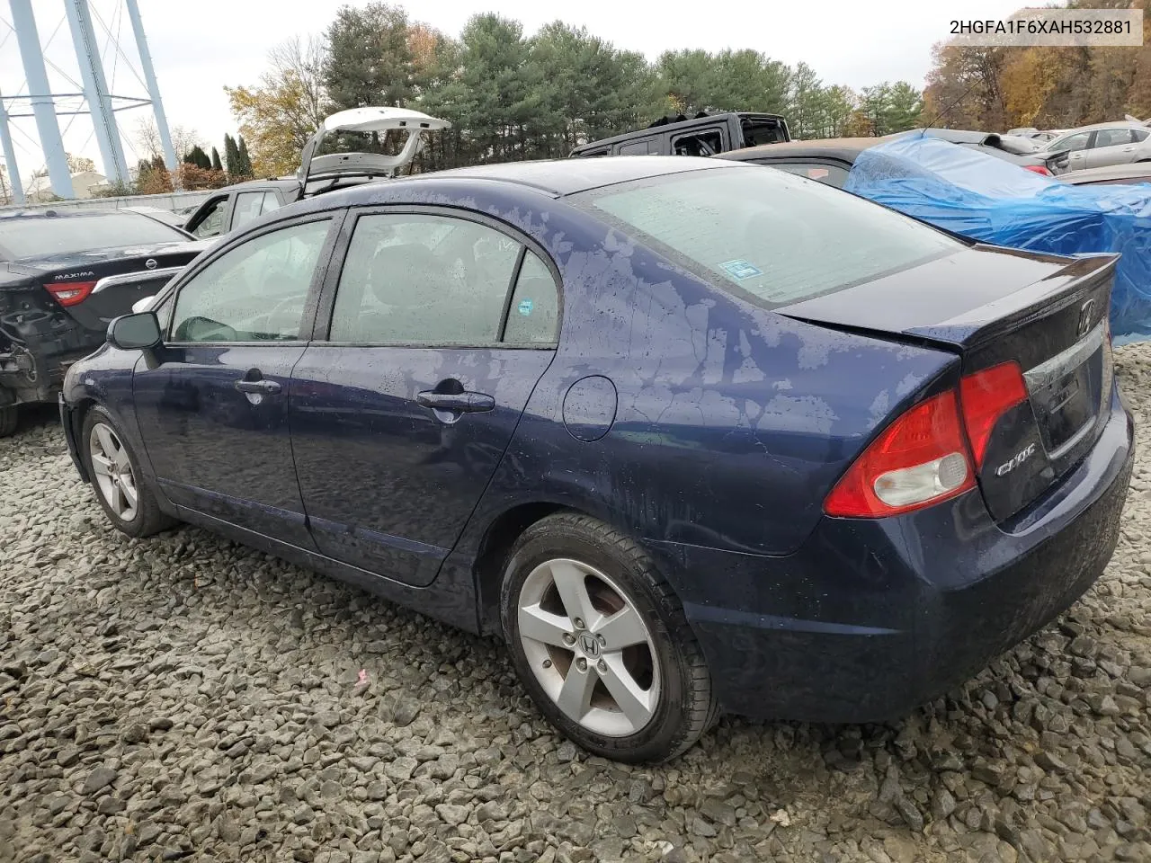 2010 Honda Civic Lx-S VIN: 2HGFA1F6XAH532881 Lot: 74959124