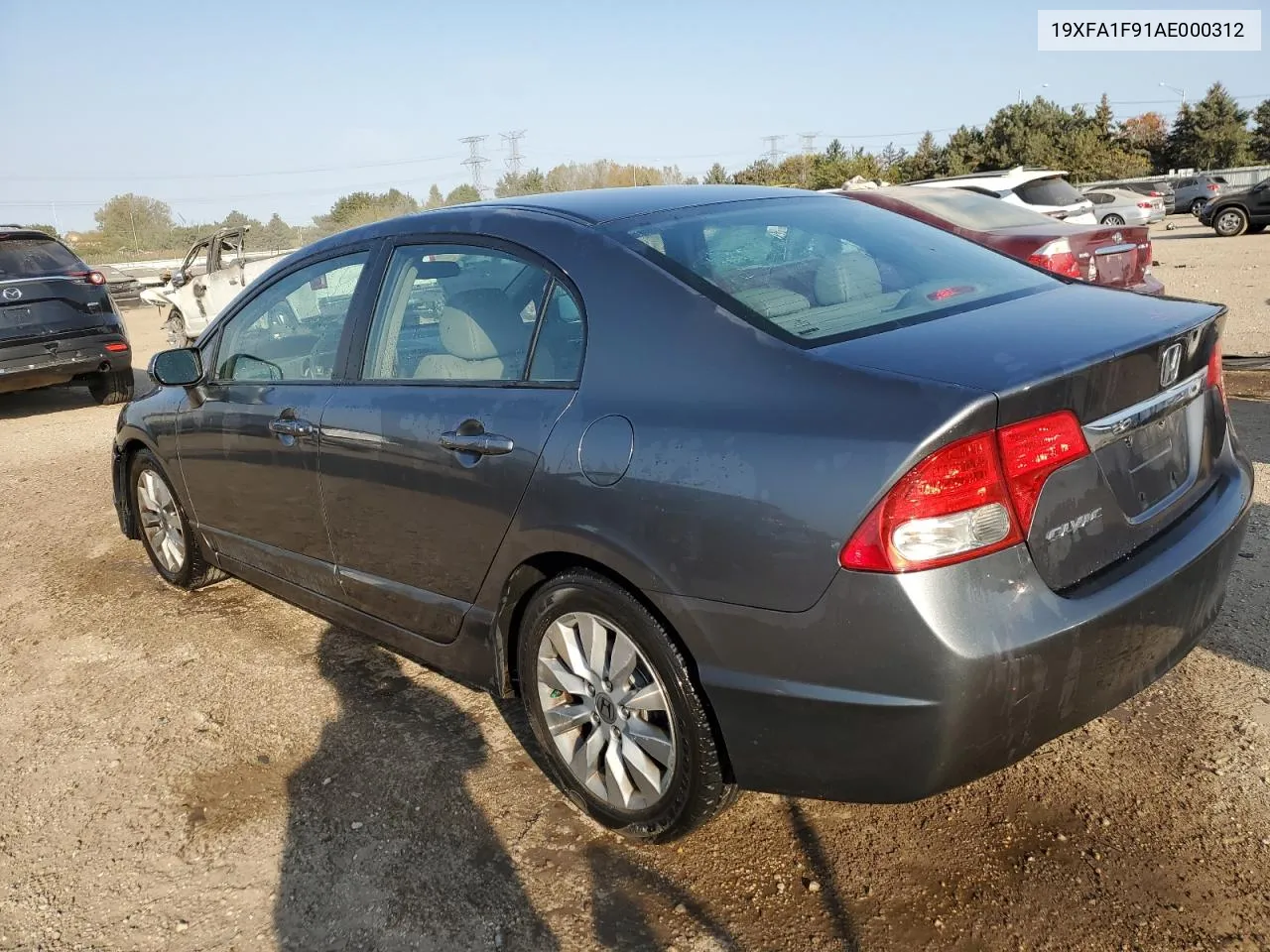 19XFA1F91AE000312 2010 Honda Civic Exl