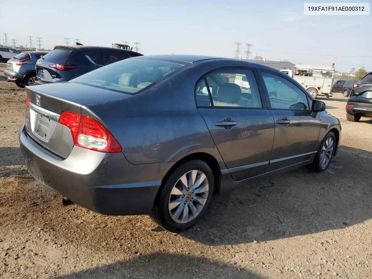 2010 Honda Civic Exl VIN: 19XFA1F91AE000312 Lot: 75001474