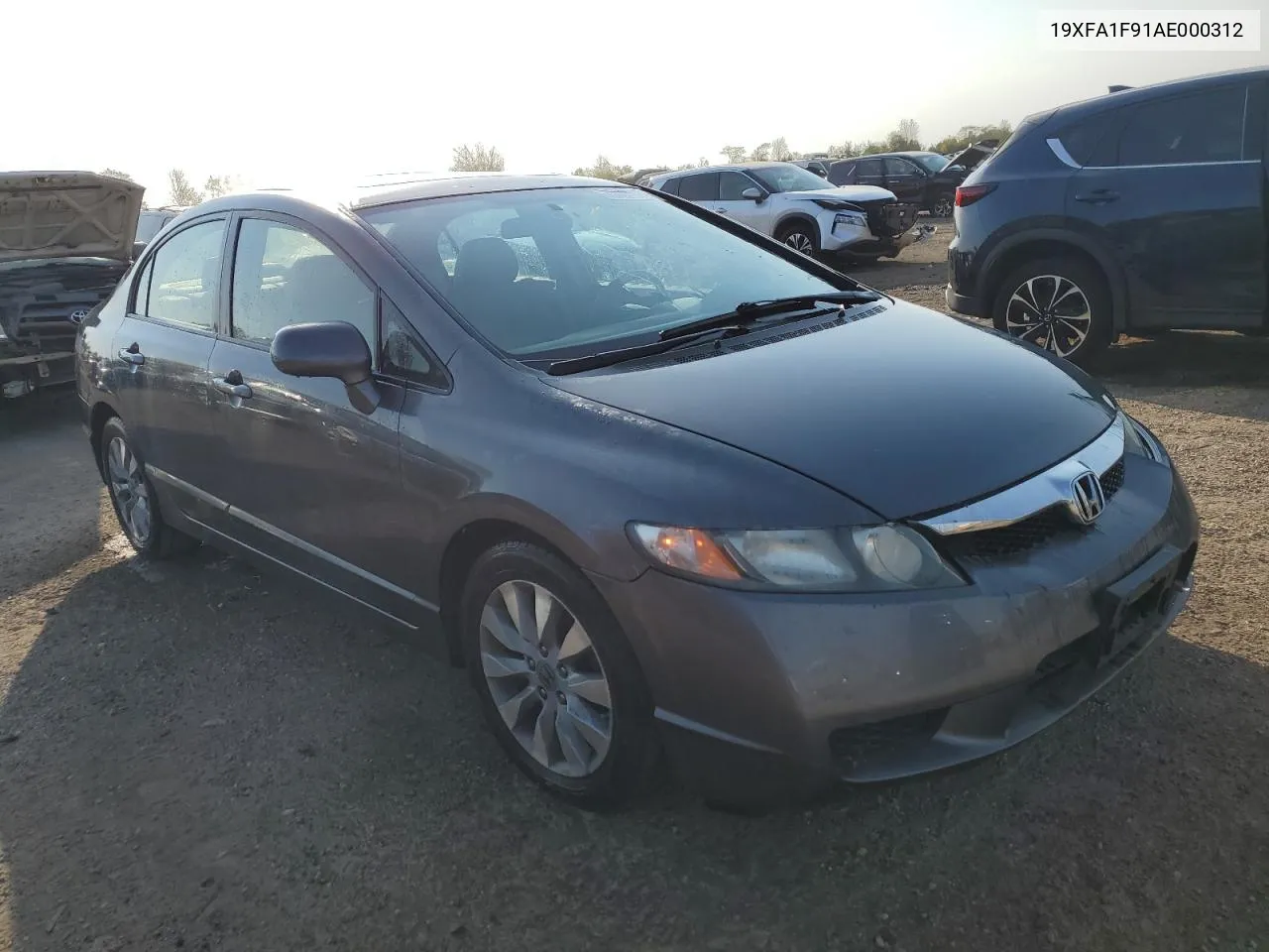 2010 Honda Civic Exl VIN: 19XFA1F91AE000312 Lot: 75001474