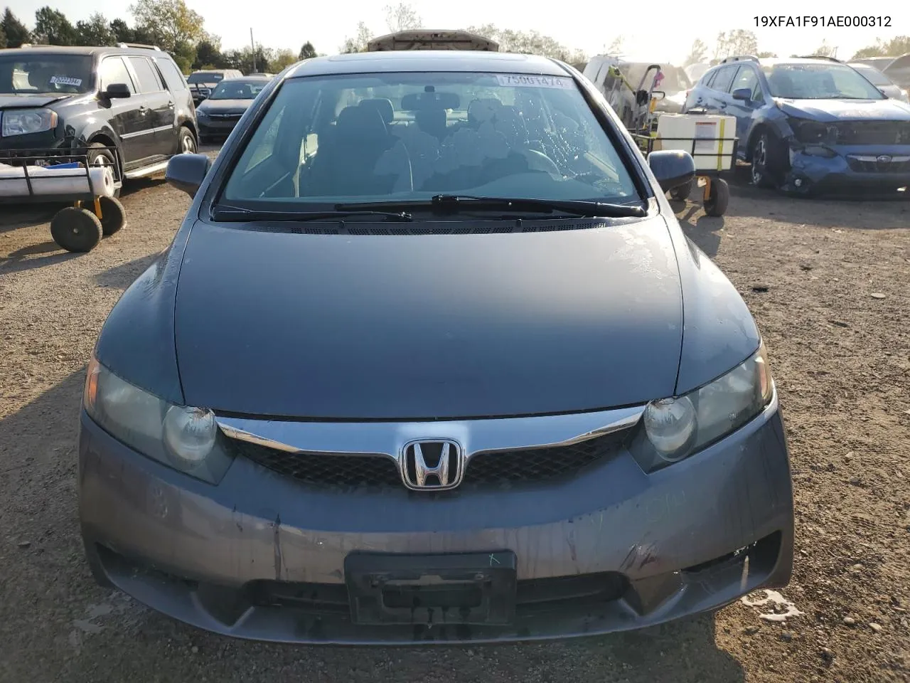 19XFA1F91AE000312 2010 Honda Civic Exl