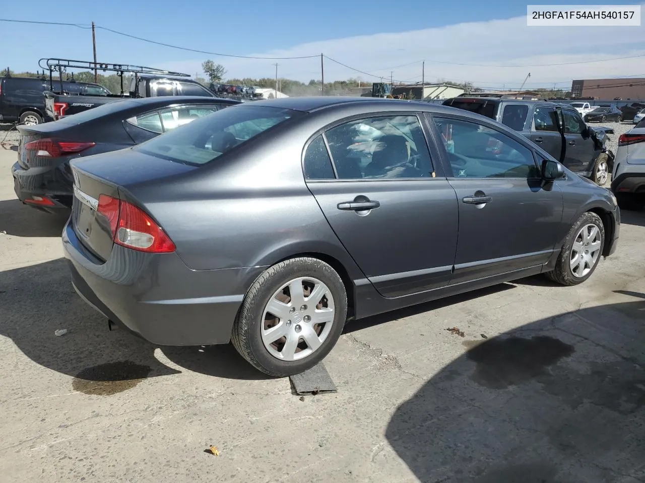 2010 Honda Civic Lx VIN: 2HGFA1F54AH540157 Lot: 75025974