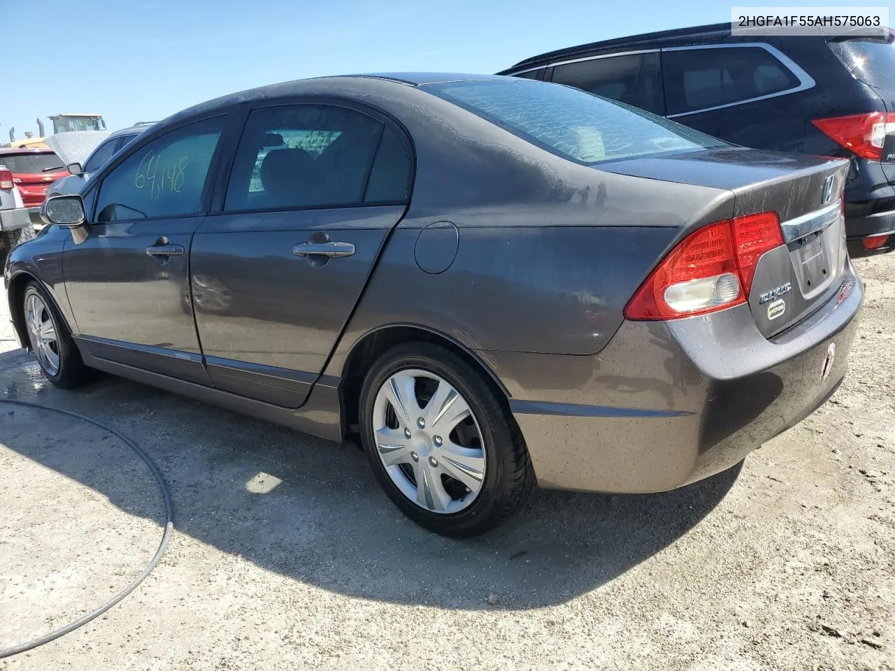 2010 Honda Civic Lx VIN: 2HGFA1F55AH575063 Lot: 75063564