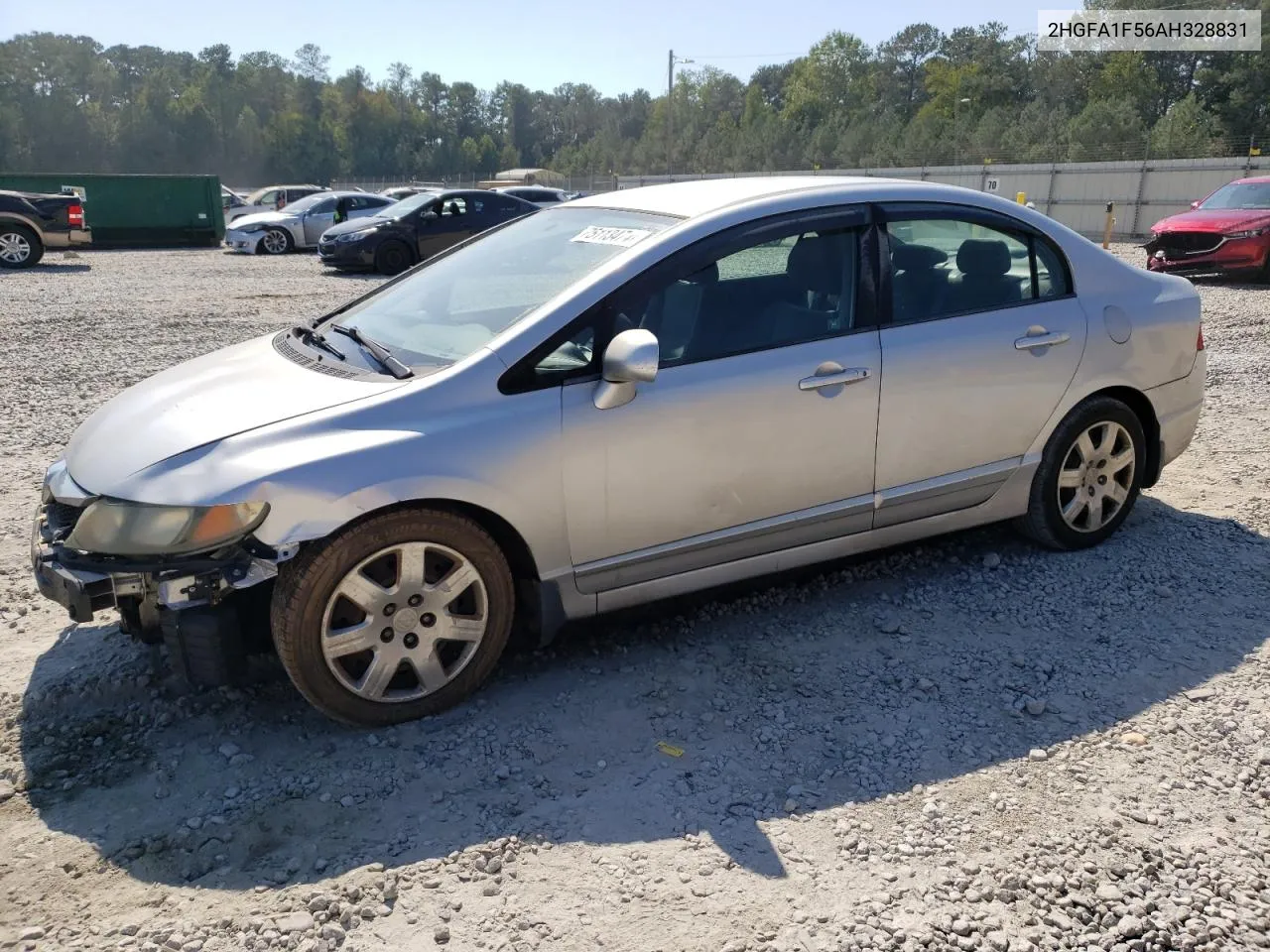 2010 Honda Civic Lx VIN: 2HGFA1F56AH328831 Lot: 75113474