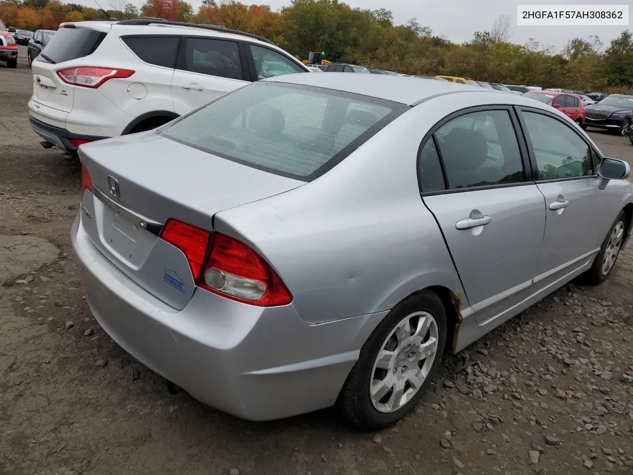 2010 Honda Civic Lx VIN: 2HGFA1F57AH308362 Lot: 75258204