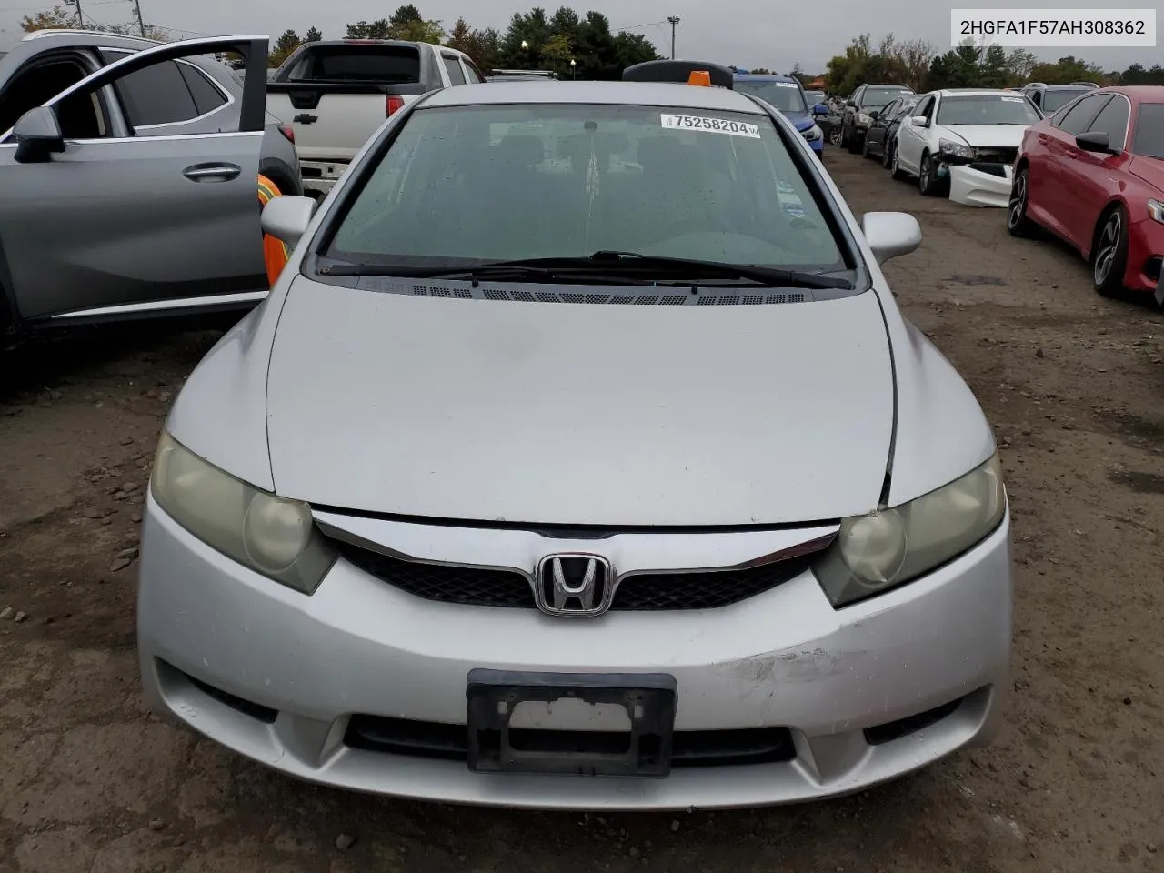 2HGFA1F57AH308362 2010 Honda Civic Lx