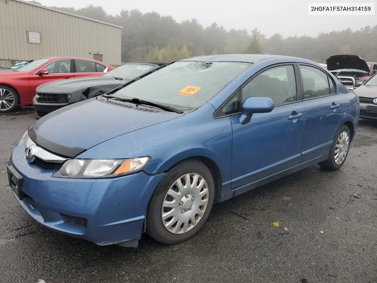 2010 Honda Civic Lx VIN: 2HGFA1F57AH314159 Lot: 75303184