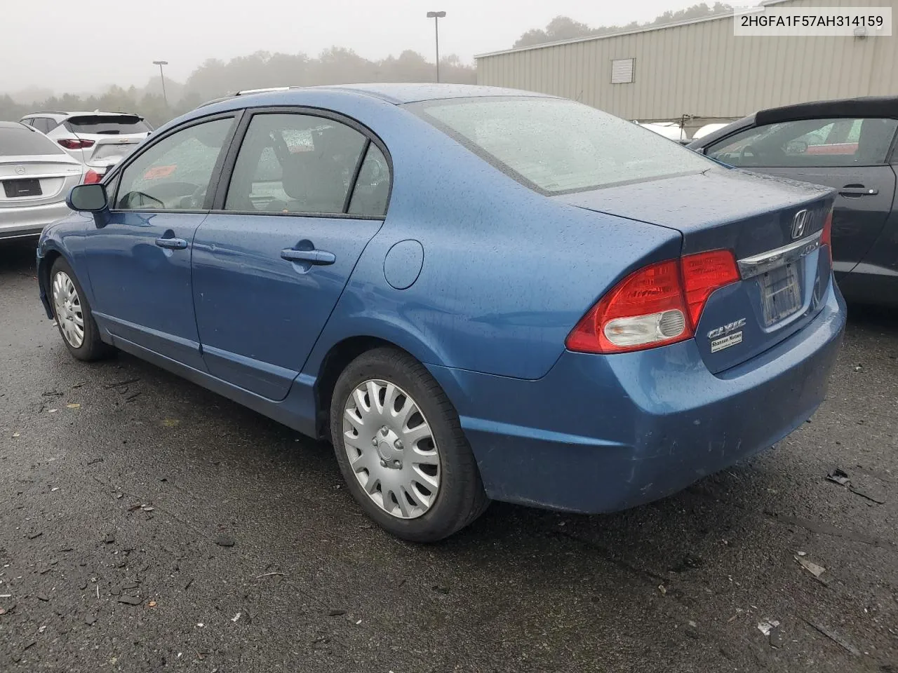 2010 Honda Civic Lx VIN: 2HGFA1F57AH314159 Lot: 75303184