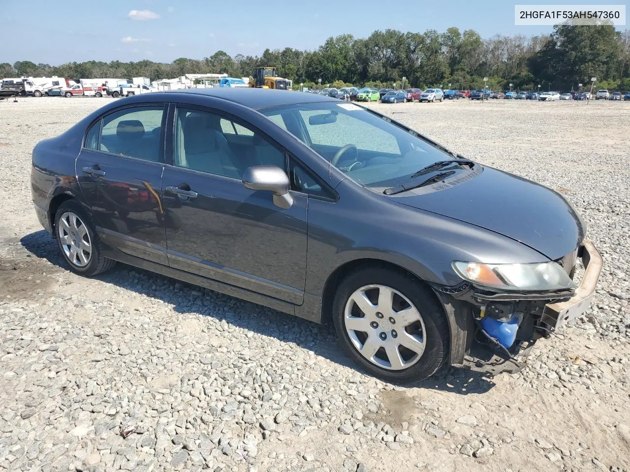 2010 Honda Civic Lx VIN: 2HGFA1F53AH547360 Lot: 75364874