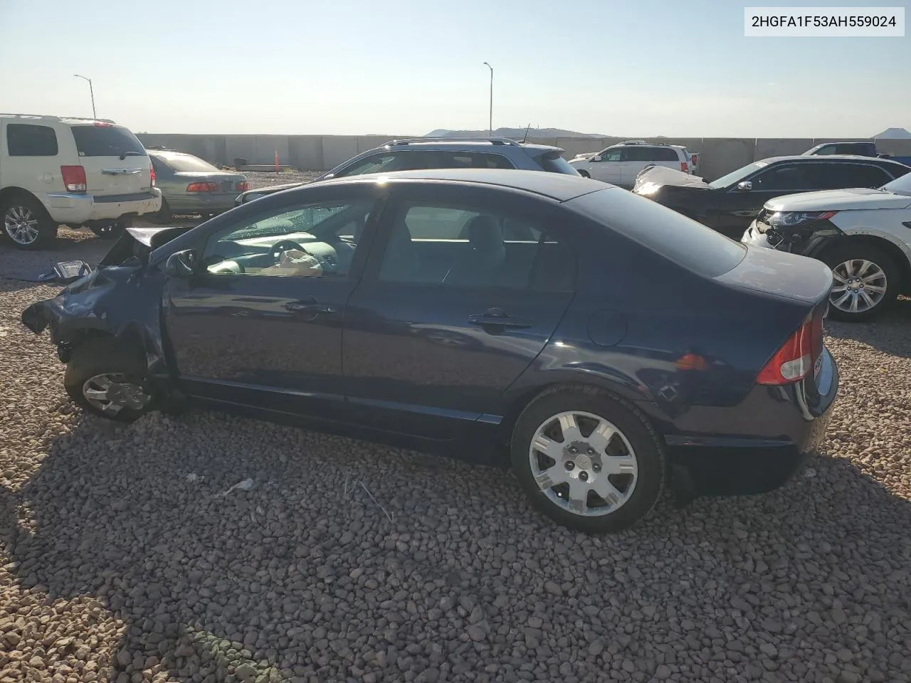 2010 Honda Civic Lx VIN: 2HGFA1F53AH559024 Lot: 75541584