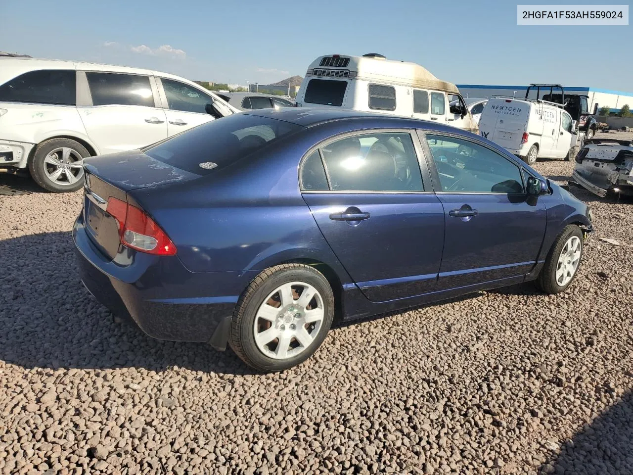 2HGFA1F53AH559024 2010 Honda Civic Lx