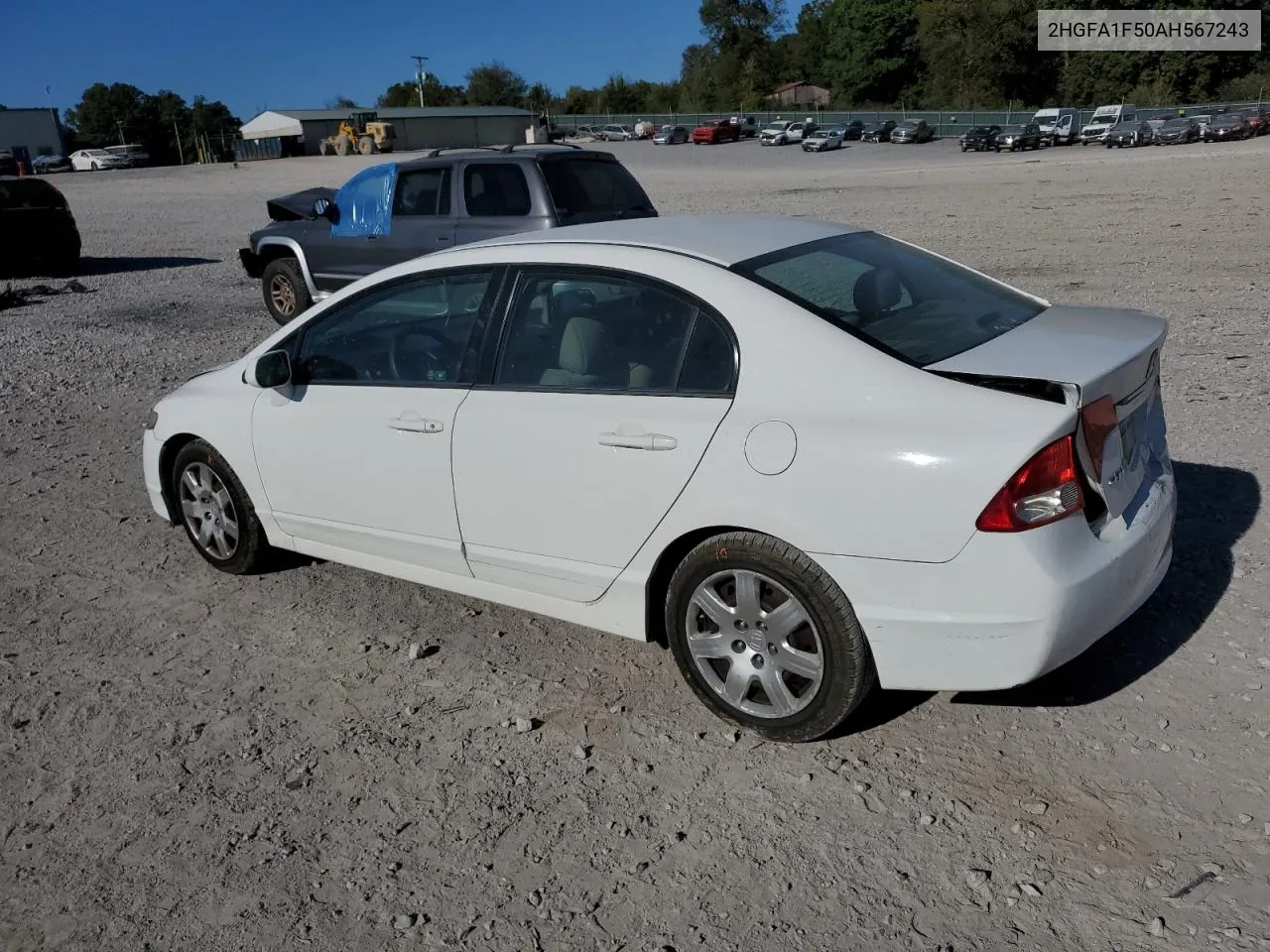 2010 Honda Civic Lx VIN: 2HGFA1F50AH567243 Lot: 75546924