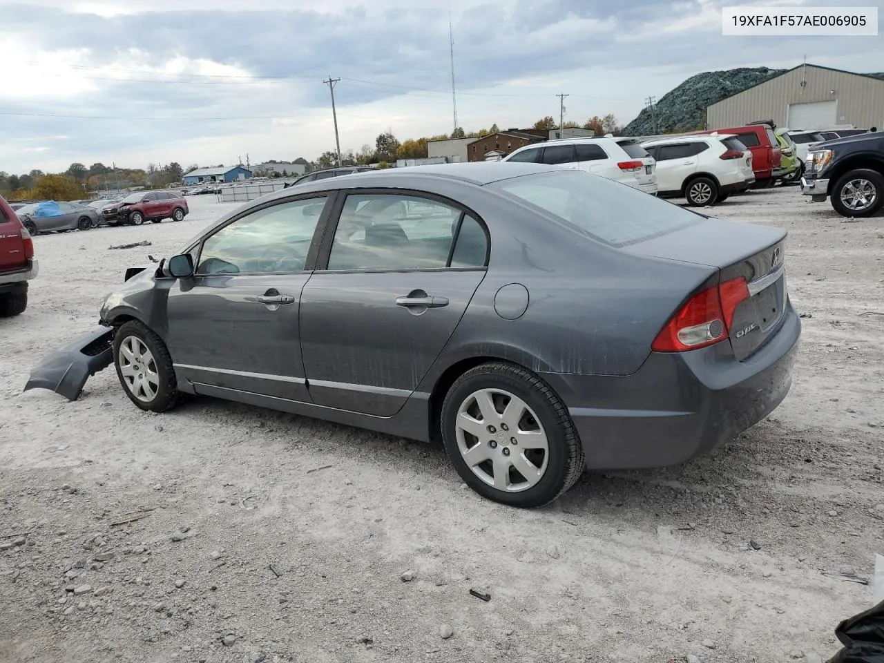 2010 Honda Civic Lx VIN: 19XFA1F57AE006905 Lot: 75640514