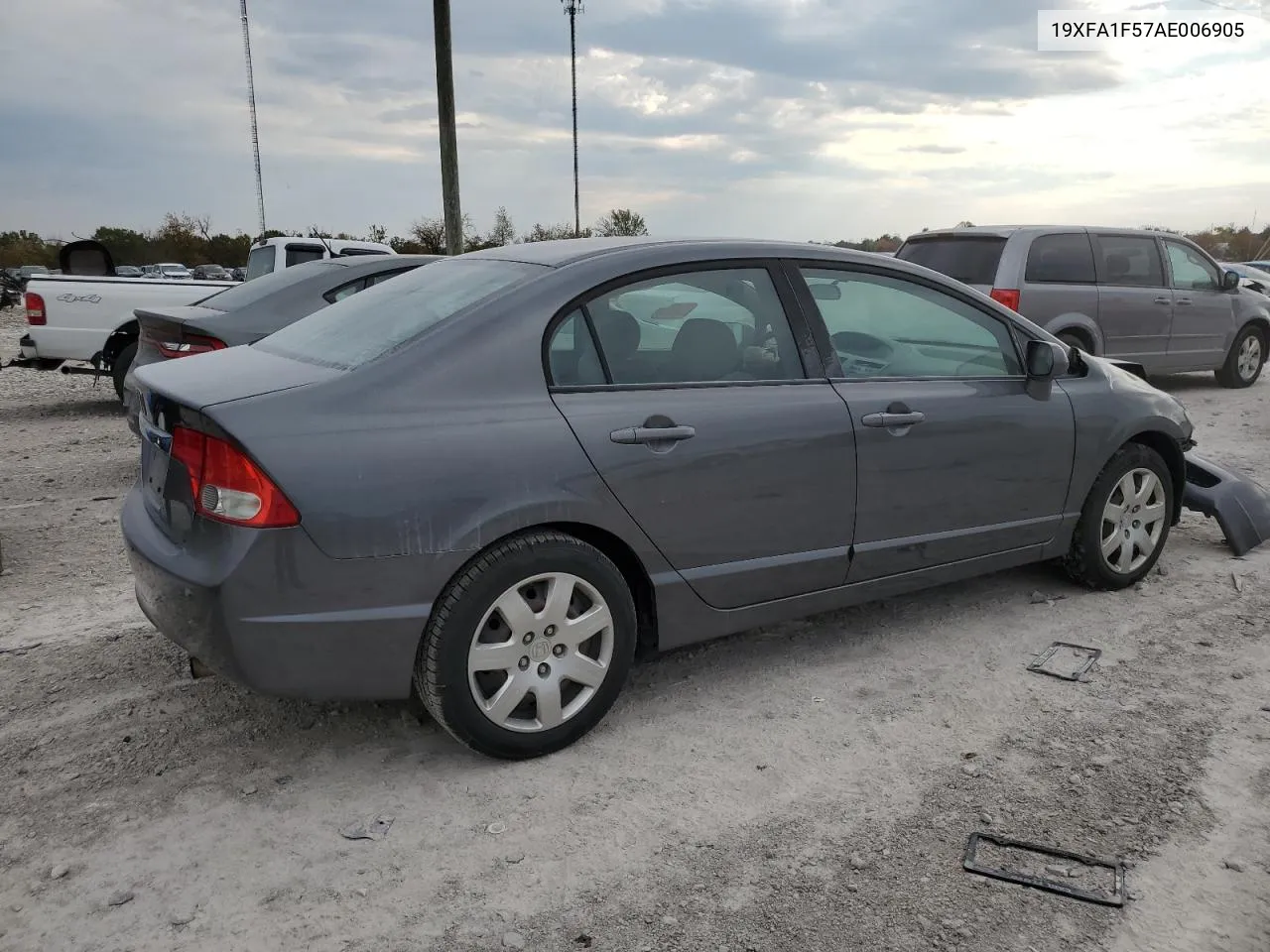 2010 Honda Civic Lx VIN: 19XFA1F57AE006905 Lot: 75640514