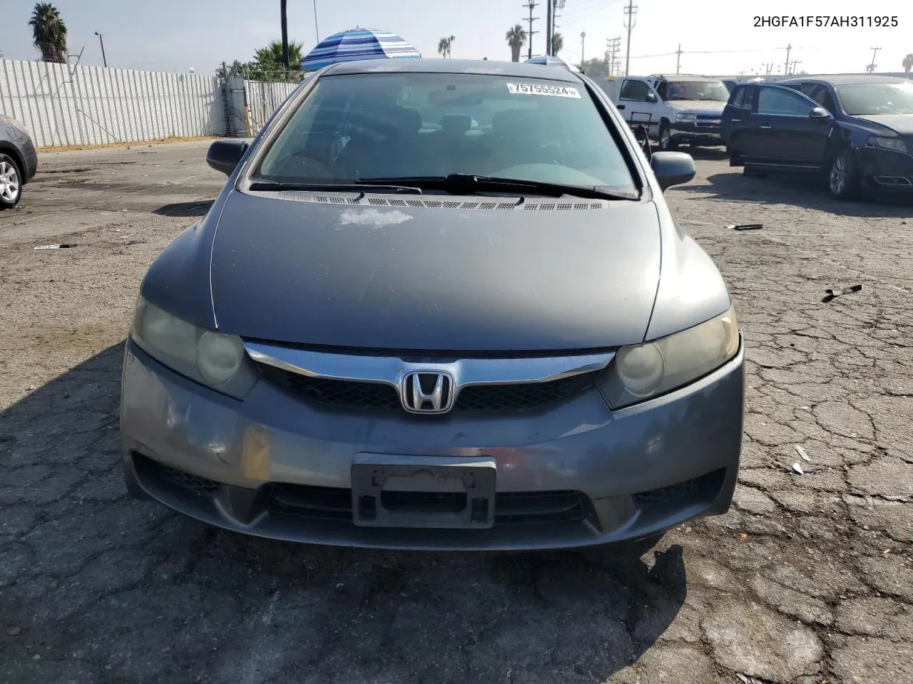 2HGFA1F57AH311925 2010 Honda Civic Lx