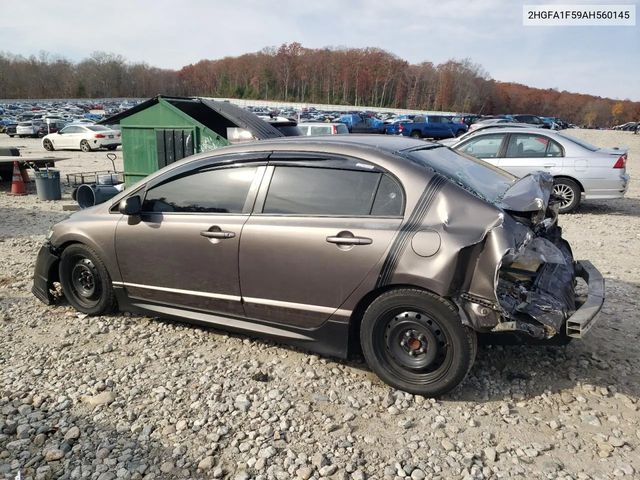 2010 Honda Civic Lx VIN: 2HGFA1F59AH560145 Lot: 75768334