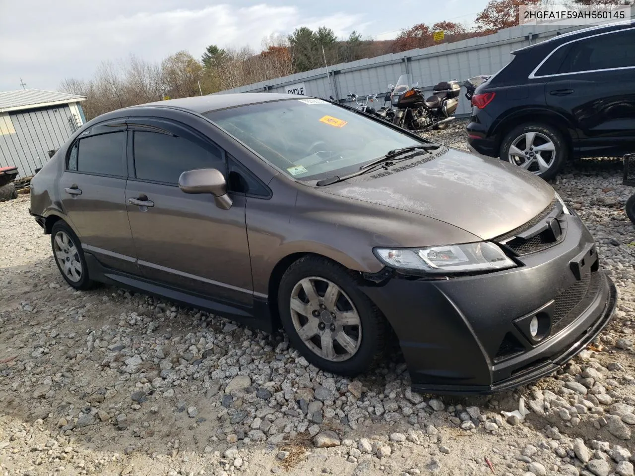 2010 Honda Civic Lx VIN: 2HGFA1F59AH560145 Lot: 75768334