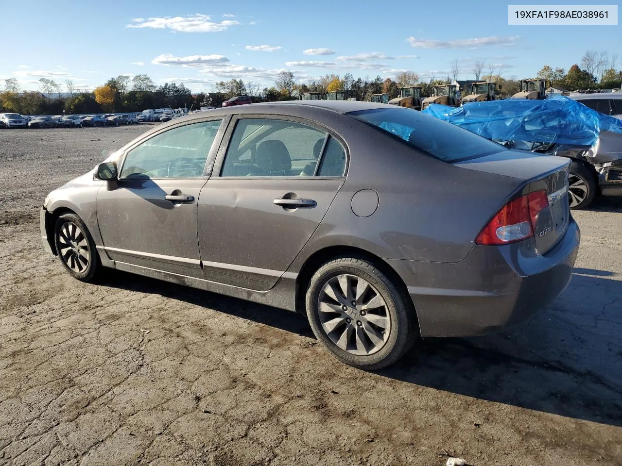 2010 Honda Civic Exl VIN: 19XFA1F98AE038961 Lot: 75830124