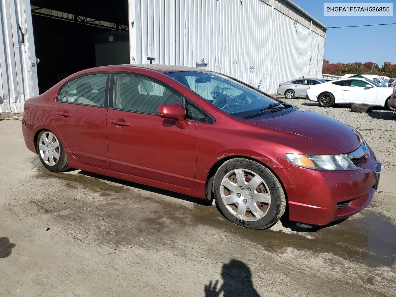 2010 Honda Civic Lx VIN: 2HGFA1F57AH586856 Lot: 75833664