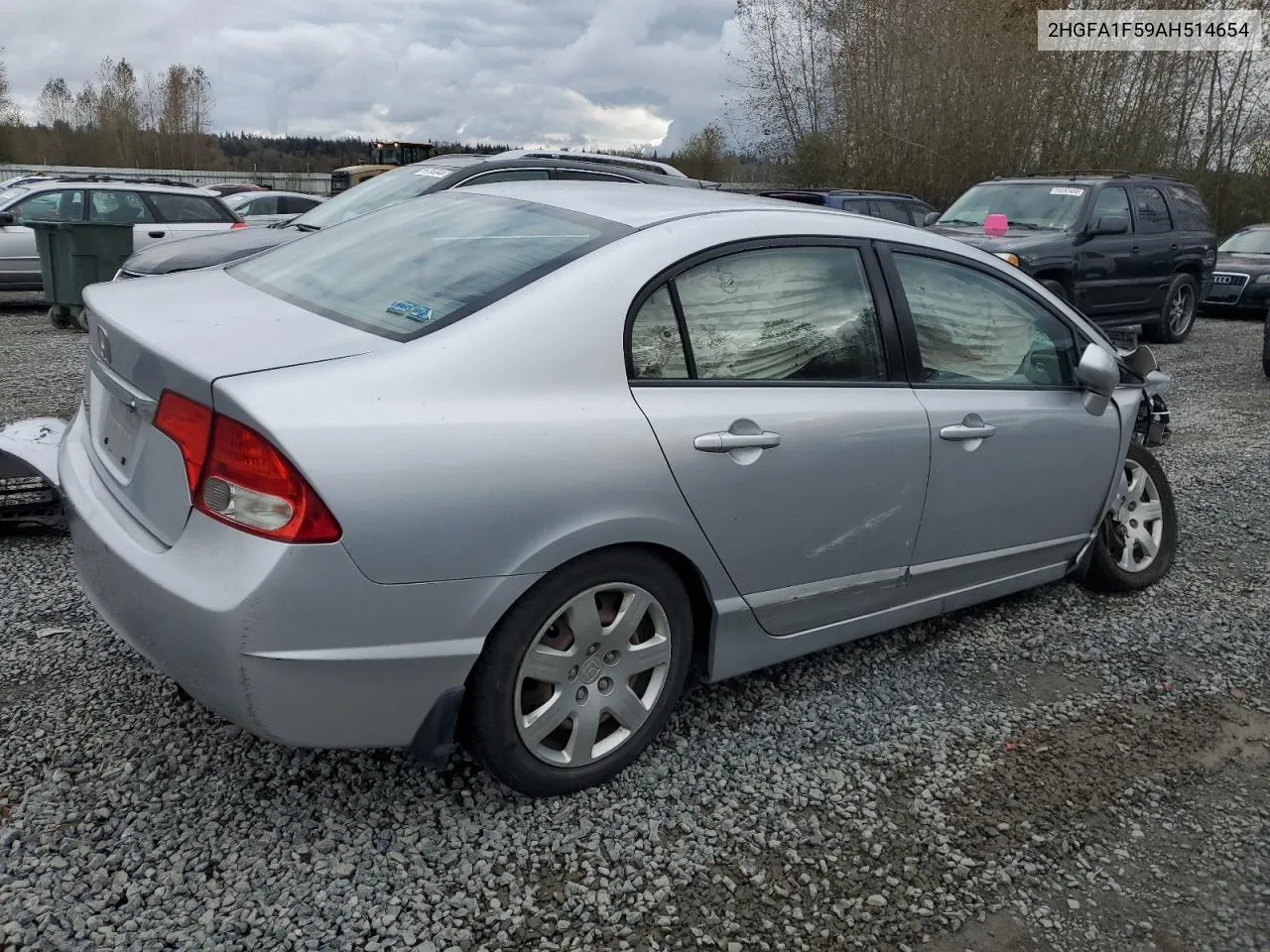 2010 Honda Civic Lx VIN: 2HGFA1F59AH514654 Lot: 75960044