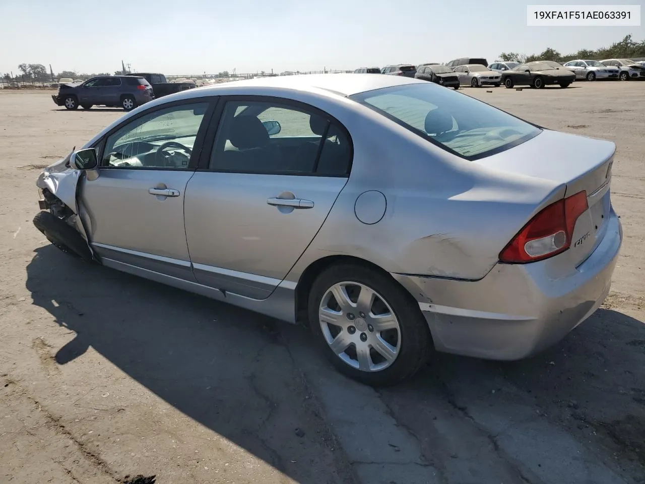 2010 Honda Civic Lx VIN: 19XFA1F51AE063391 Lot: 75964054