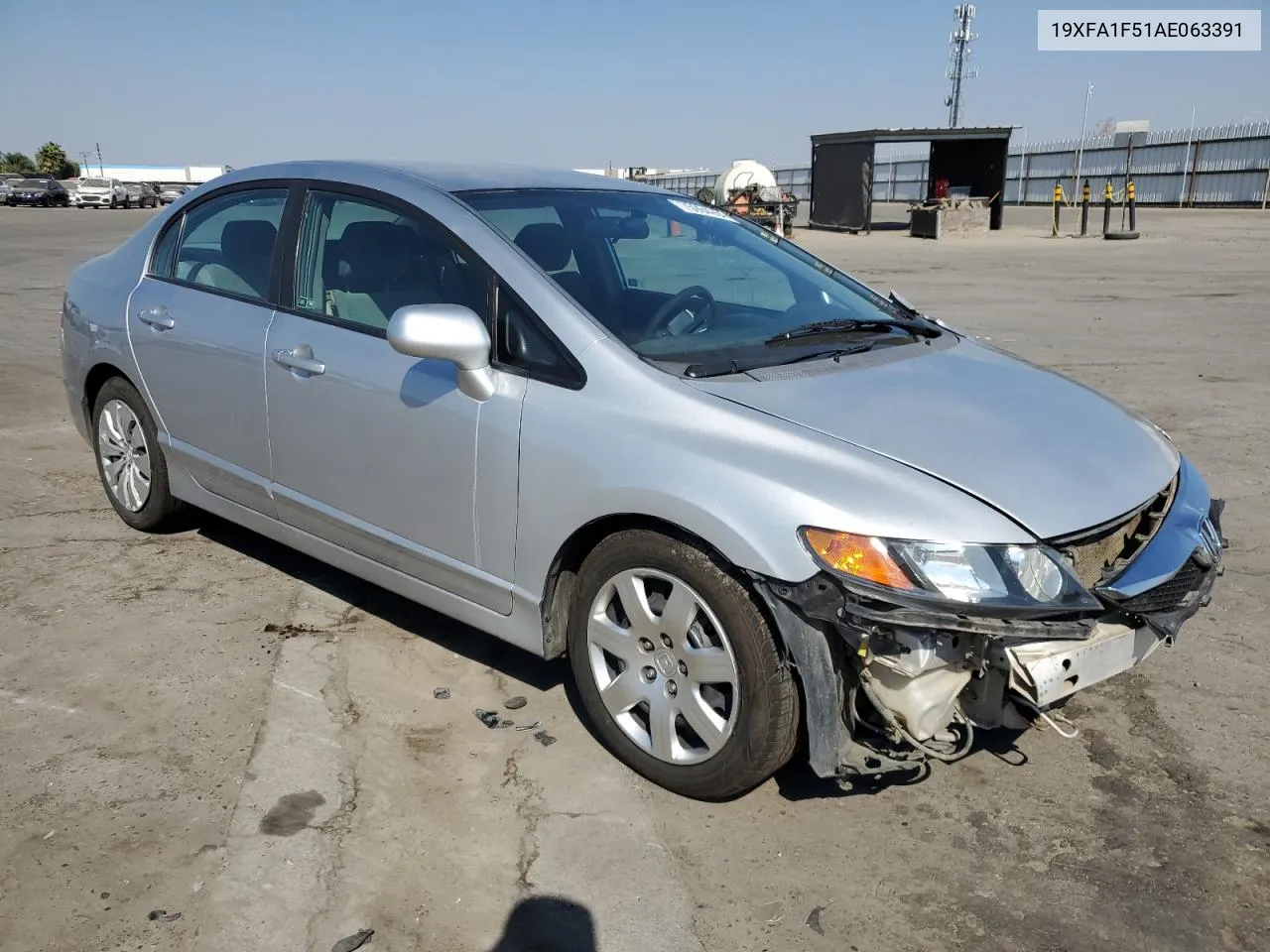 2010 Honda Civic Lx VIN: 19XFA1F51AE063391 Lot: 75964054